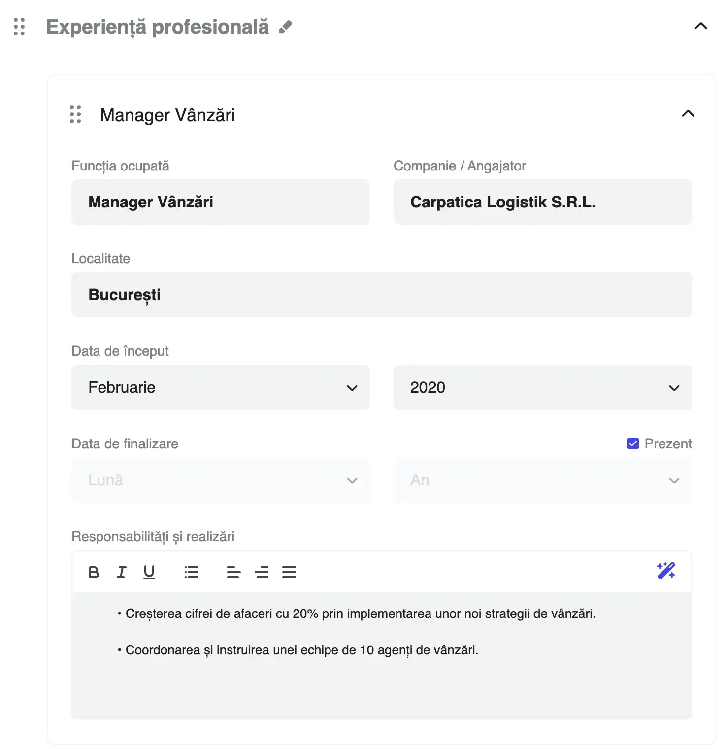 Create a job-worthy resume quickly and easily.