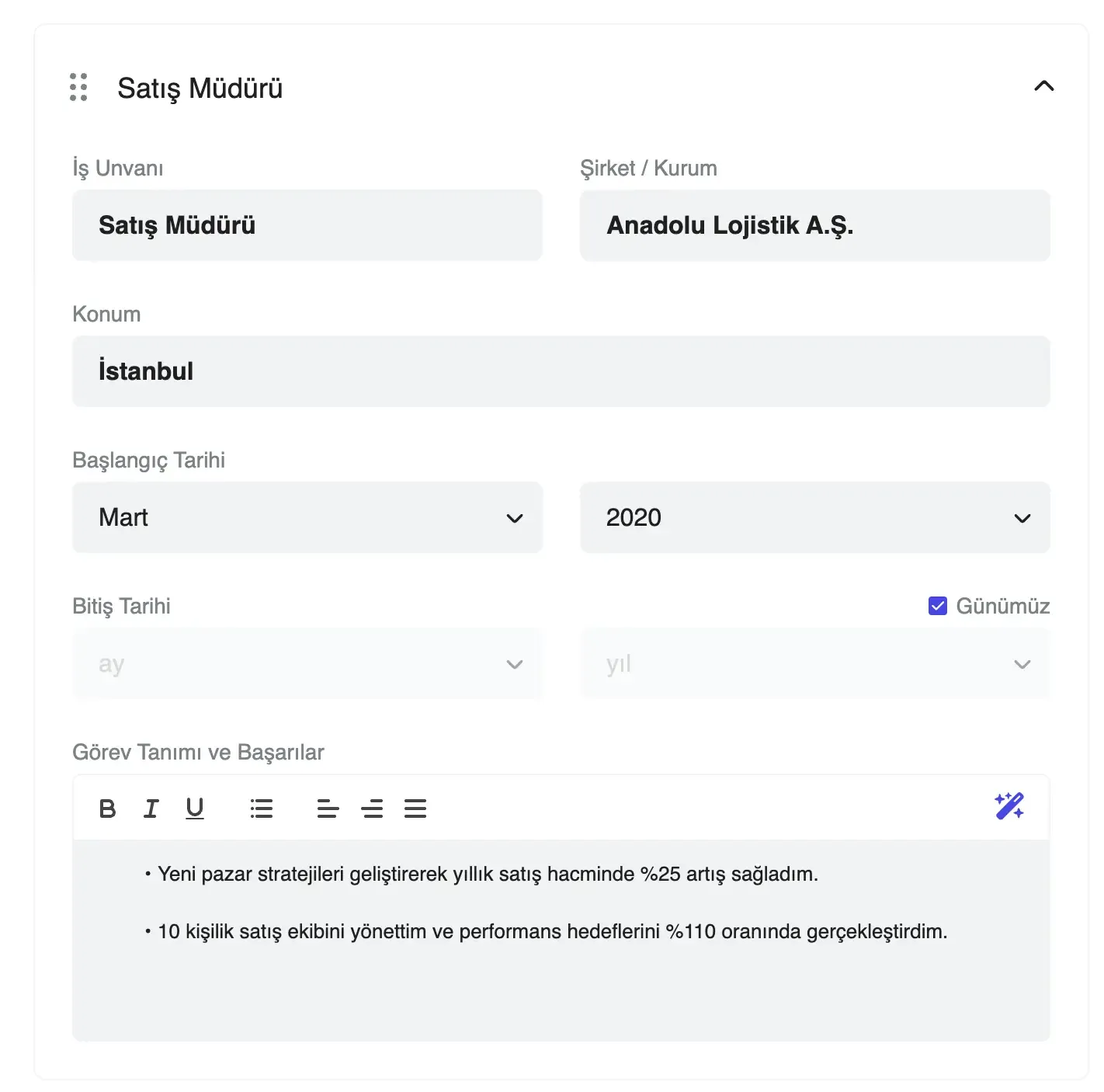 Create a job-worthy resume quickly and easily.