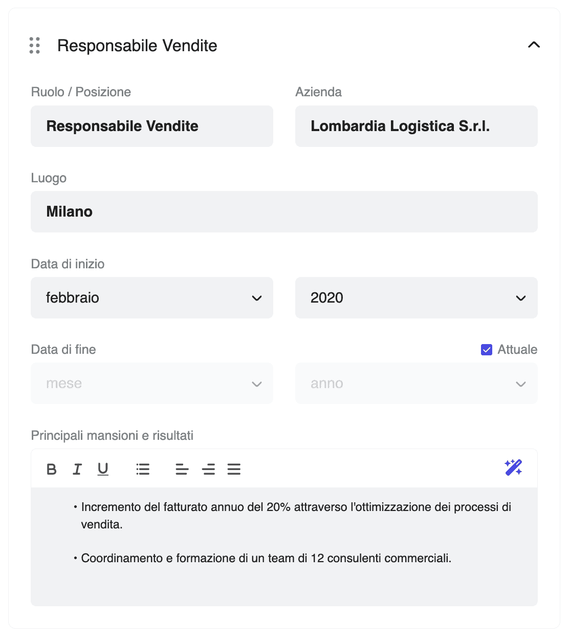 Create a job-worthy resume quickly and easily.