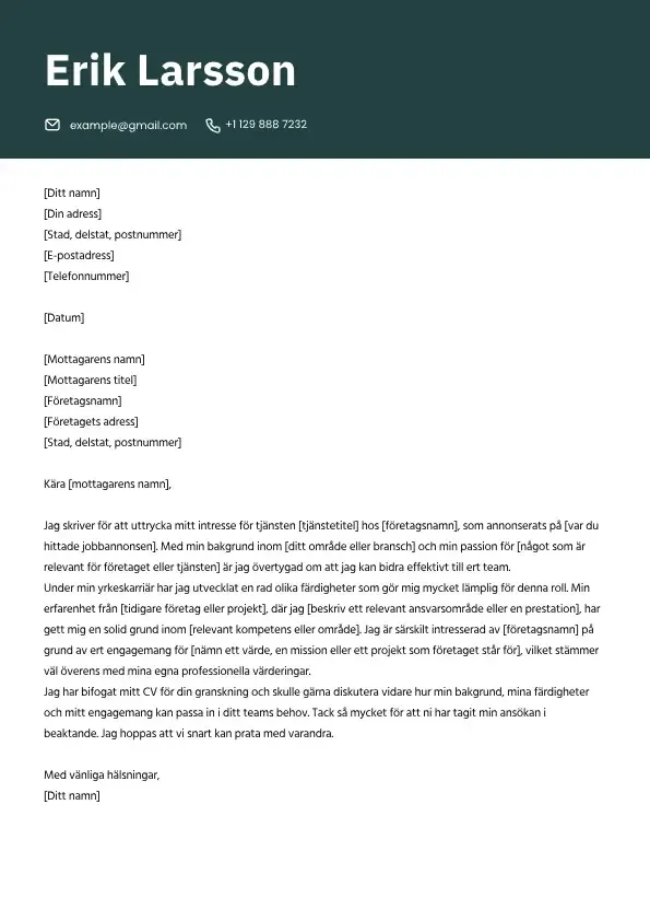 Personligt brev